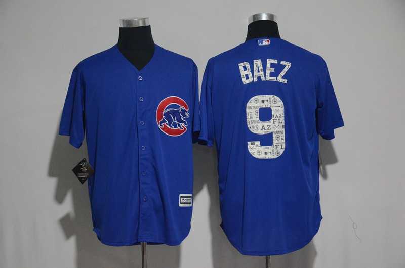 Chicago Cubs #9 Javier Baez Royal 2017 Spring Training Flexbase Collection Stitched Jersey,We sell and wholesale Chicago Cubs #9 Javier Baez Royal 2017 Spring Training Flexbase Collection Stitched Jersey on line form chian!